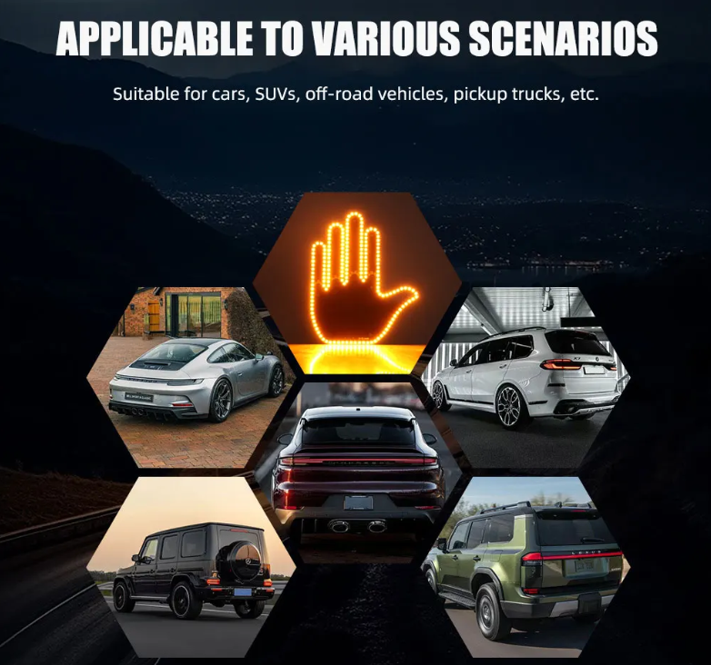 Hand Gesture LED Lights for Cars