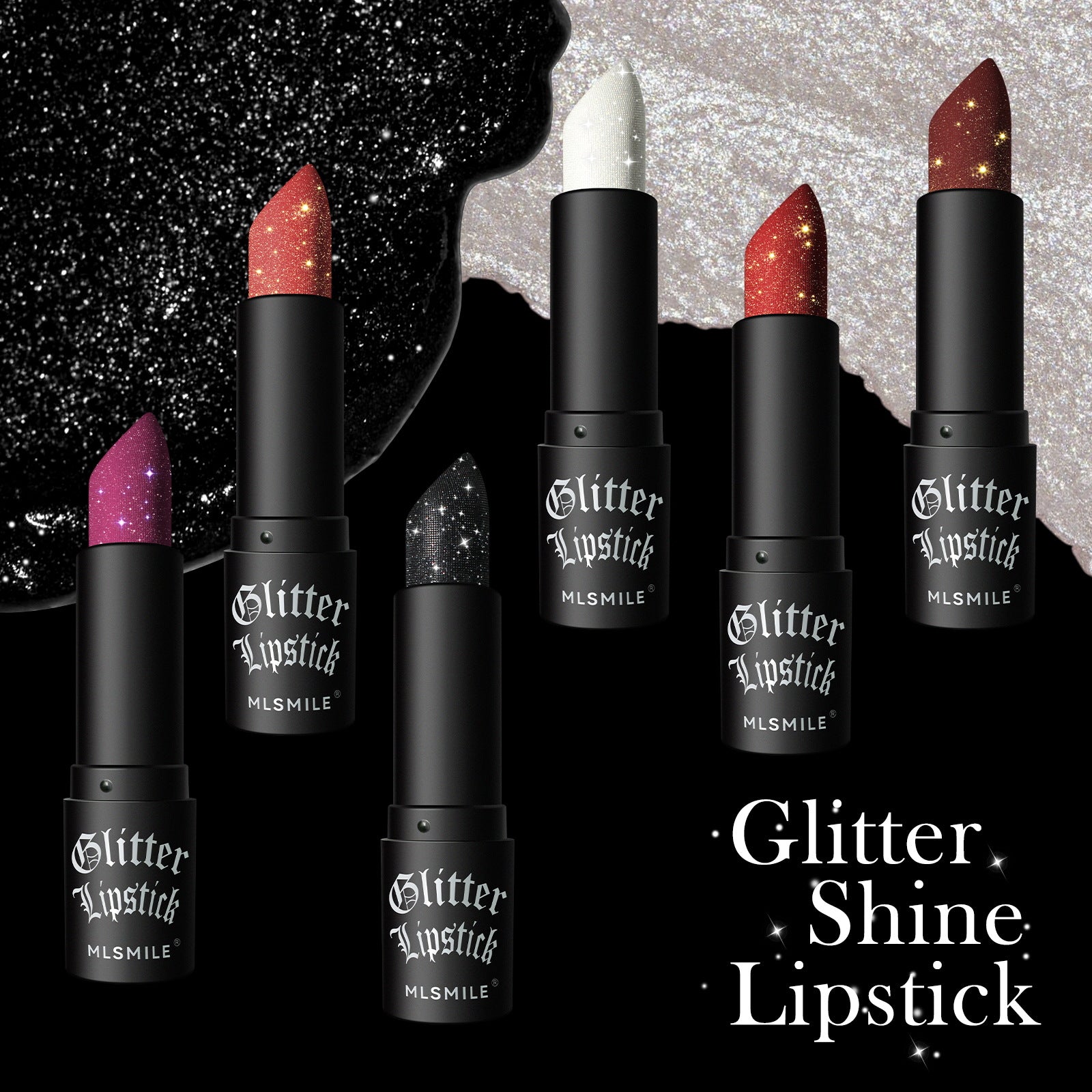 Waterproof Glitter Lipstick