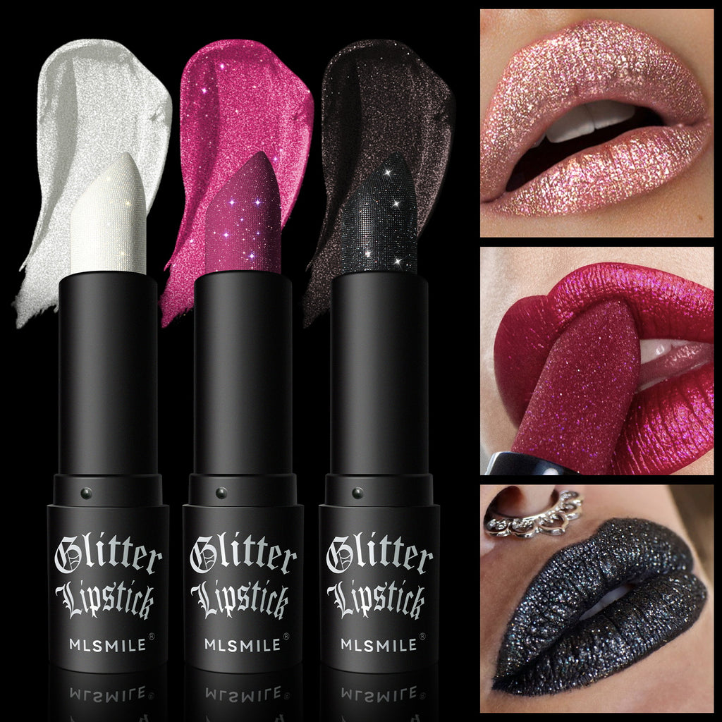 Waterproof Glitter Lipstick